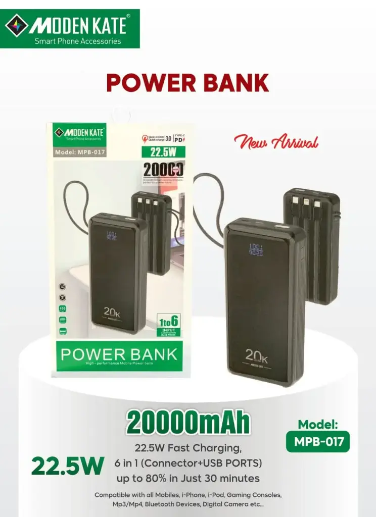 MODENKATE POWER BANK MPB017