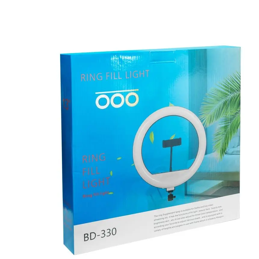 Bd330 LED Ring Light With Mobile Holder