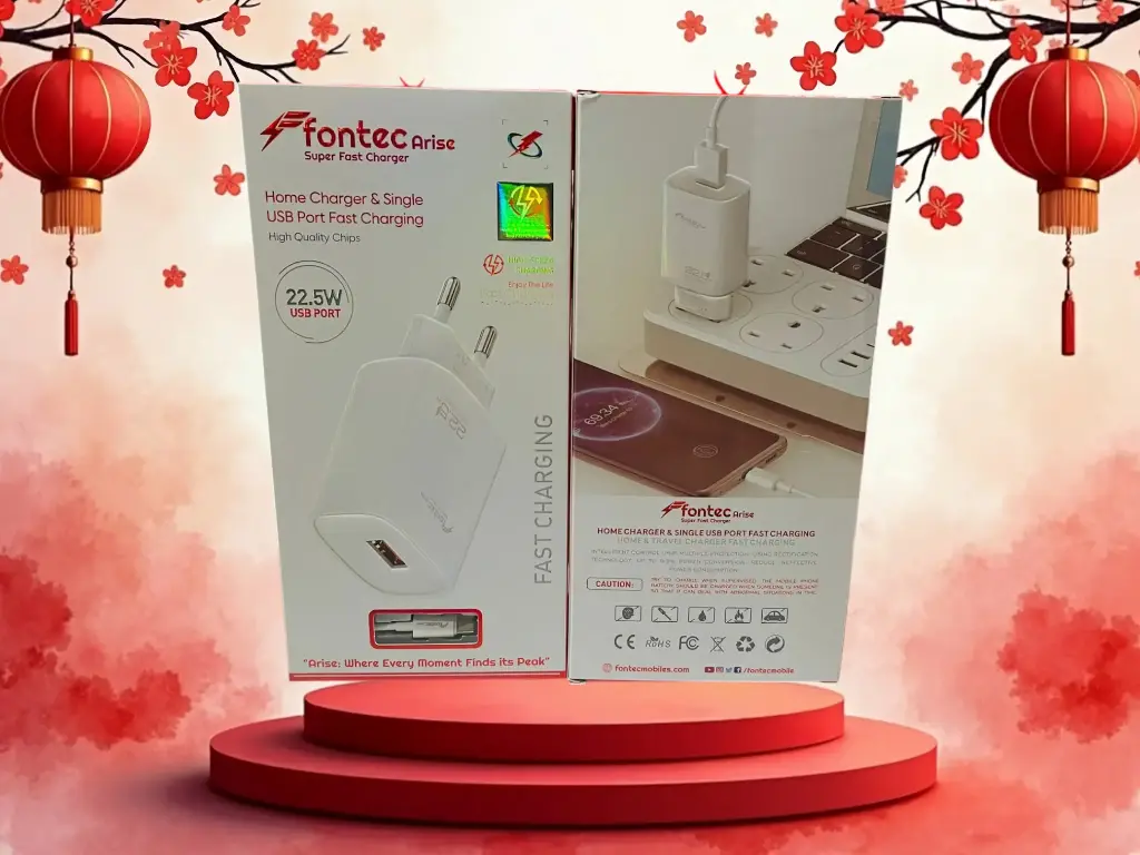 FONTEC HIGH QUALITY MOBILE CHARGER ARISE 22.5W(TYPE C)