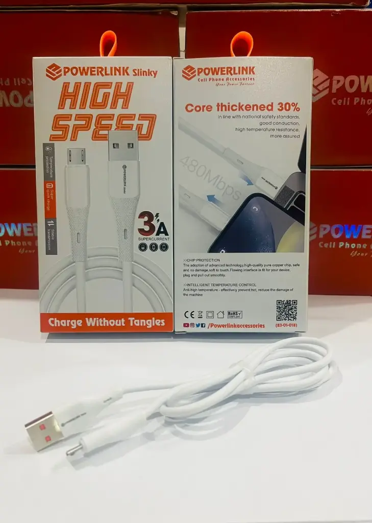 POWERLINK HIGH QUALITY DATA CABLE SLINKY(V8)
