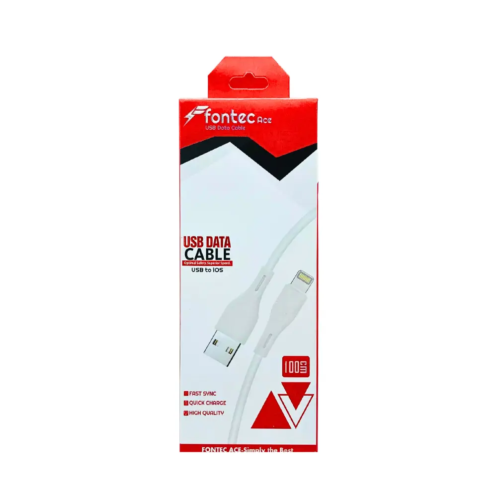 FONTEC HIGH QUALITY DATA CABLE ACE(IPHONE)