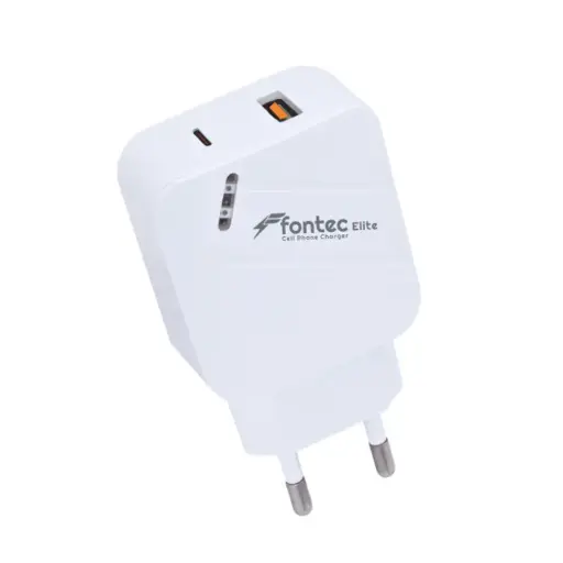 FONTEC HIGH QUALITY MOBILE CHARGER ELITE WITH( C TO C CABLE)